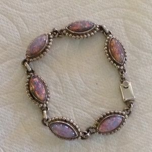 Silver & Opal bracelet